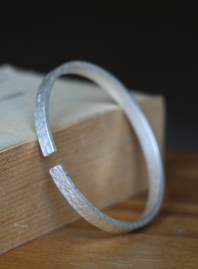 原创光板厚实可定制图案刻字手环