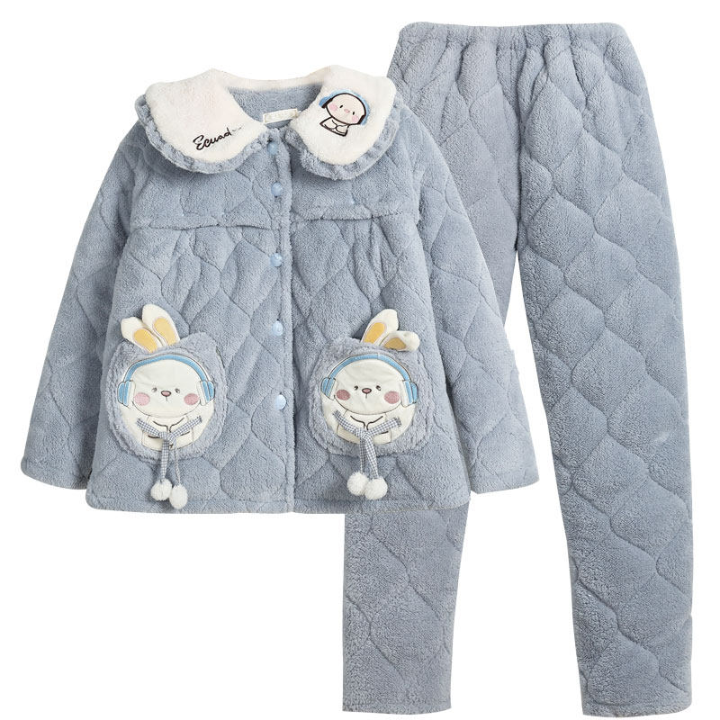 月子服三层夹棉孕妇睡衣服秋冬季加厚加绒哺乳产后怀孕期大码冬装,淘宝优惠券,粉丝福利购,淘宝优惠卷