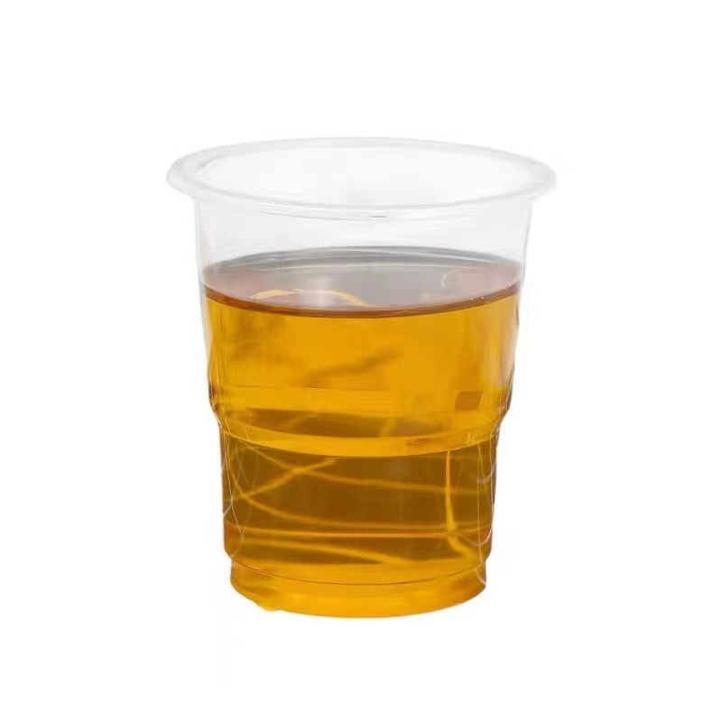 一次性杯子透明塑料杯加厚定制航空杯家用茶水杯太空杯包邮