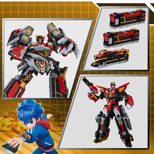 炫卡斗士第三季正版玩具s重轨巨神火车变形机器人金刚机甲新品3 - 图1