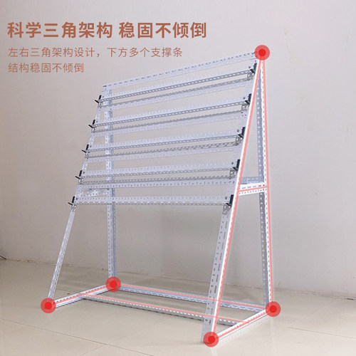 多台手机支架工作室多用途桌面手游架子多层多机位手机落地放置架 - 图2