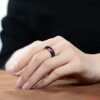 Fine ink jade ring, jadeite ink jade ring, same style for men and women, ice jade plain ring, bracelet