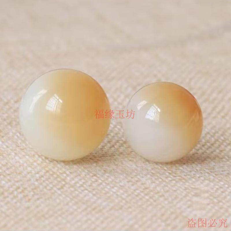 精品天然新疆糖白圆珠手工DIY白加糖转运珠散珠配饰手串项链隔珠,淘宝优惠券,粉丝福利购,淘宝优惠卷