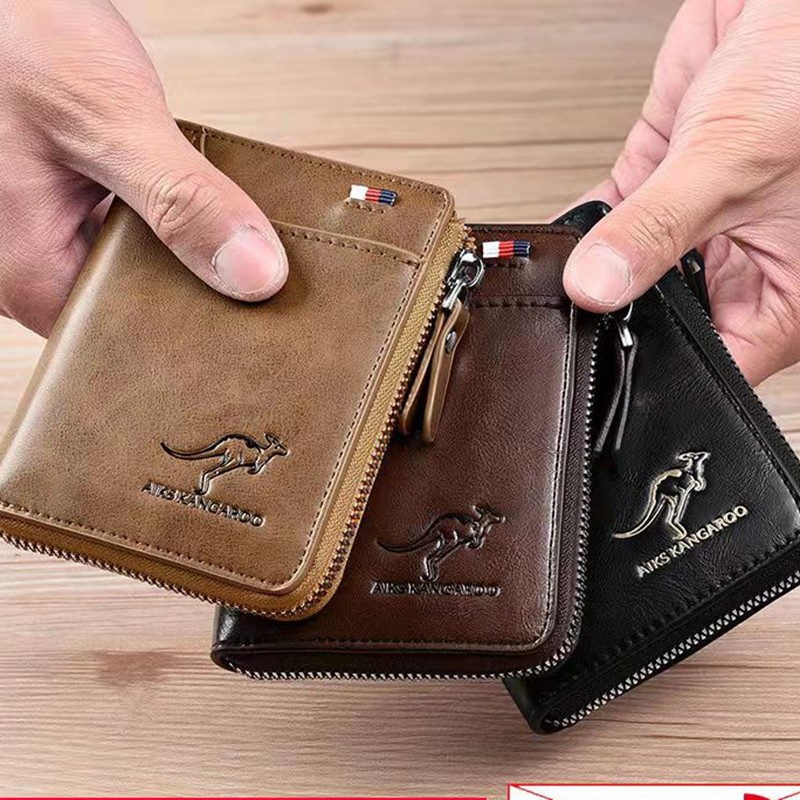 时尚手拿包男士钱包短款拉链多功能驾驶证卡包皮夹钱夹男短款钱包,淘宝优惠券,粉丝福利购,淘宝优惠卷