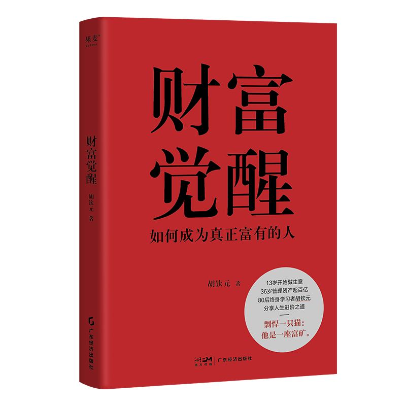 财富觉醒  一本书教你如何成为富有的人 80后终身成长者胡钦元 分享人生进阶之道 果麦 - 图0