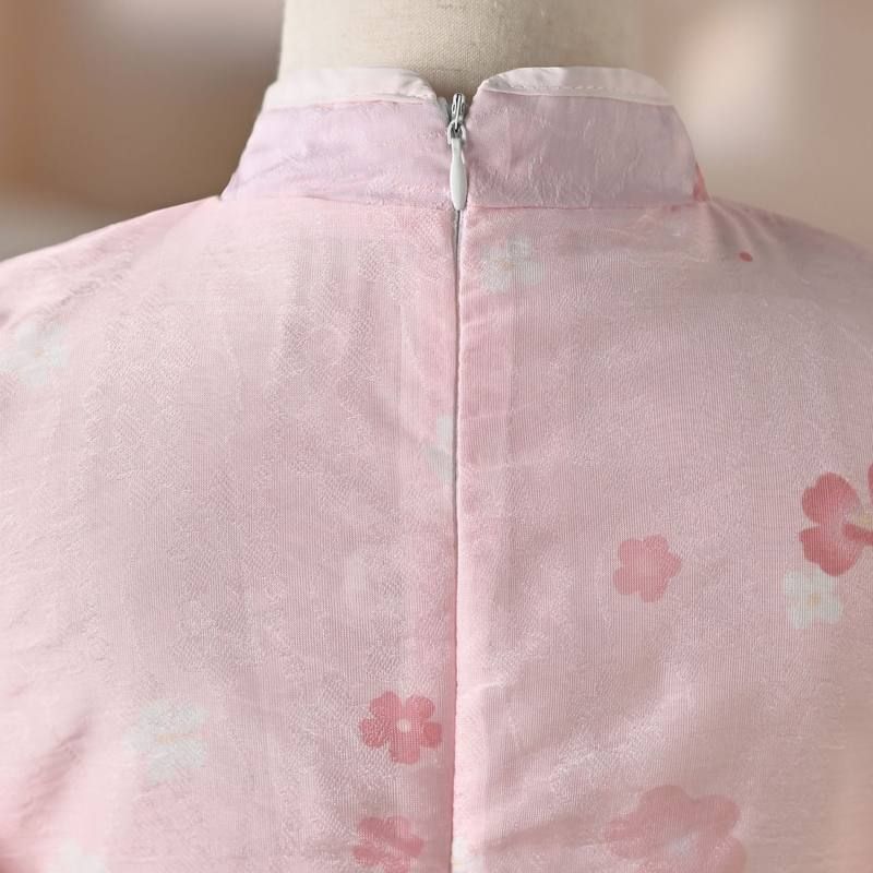 女童旗袍裙汉服2025秋季新款儿童连衣裙中国古风假两件中式连衣裙 - 图2