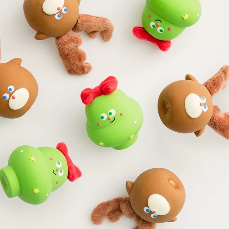 【国内现货】韩国Biteme宠物狗狗可爱圣诞树麋鹿乳胶响纸发声玩具,淘宝优惠券,粉丝福利购,淘宝优惠卷