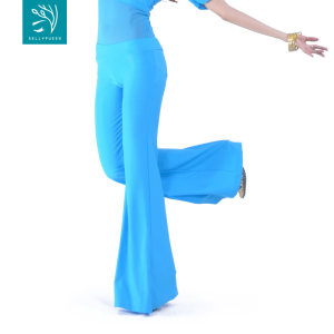 舞娘 039#练习裤 肚皮舞裤子 肚皮舞喇叭裤练功裤子 舞蹈裤 长裤