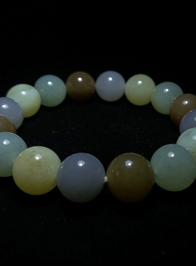 男女款原石红沁皮籽料手链