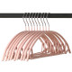 Household plastic dipped clothes hangers for drying, non-slip and anti-shoulder corners wholesale