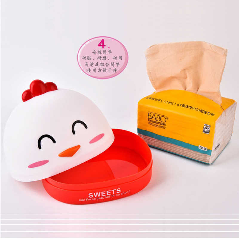 创意可爱卡通桌面纸巾盒餐巾纸收纳盒卷纸筒家用客厅茶几抽纸盒,淘宝优惠券,粉丝福利购,淘宝优惠卷