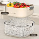 Sink basin drain basket kitchen living room washing fruit plate