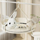 Clothes drying net for drying socks and drying clothes with double layers