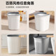 Pressed ring trash can thickened living room paper basket