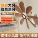 Wall fan wall-mounted small kitchen fan without punching for home use