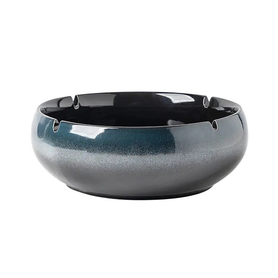 Creative personalized ceramic ashtray high temperature fine porcelain uniform