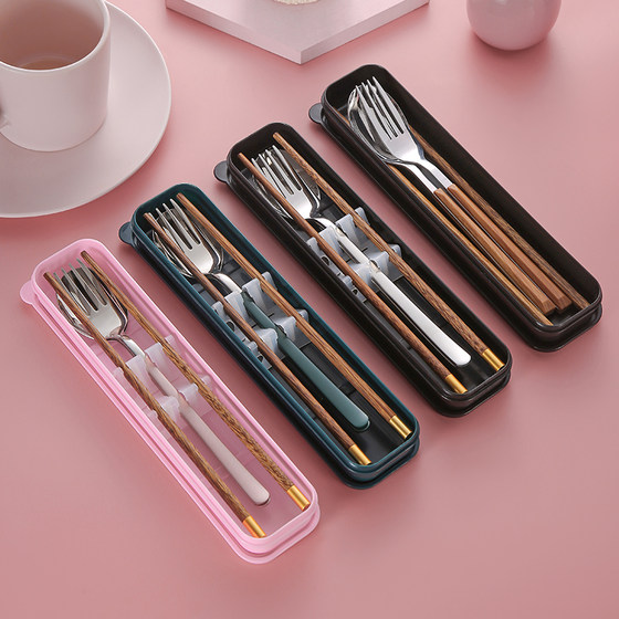 Nordic style portable tableware food grade stainless steel