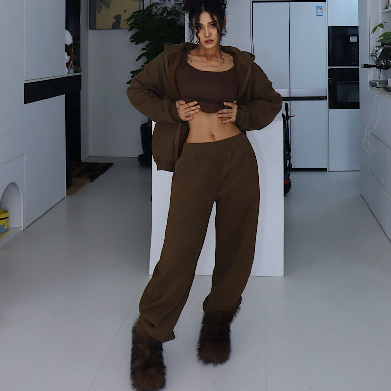 【恒温加绒长裤】秋冬抽绳休闲百搭卫裤加绒恒温保暖弯刀长裤,淘宝优惠券,粉丝福利购,淘宝优惠卷