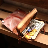 Ключница, кожаная сумка, ключи от машины, универсальный чехол, кошелек, картхолдер, из натуральной кожи