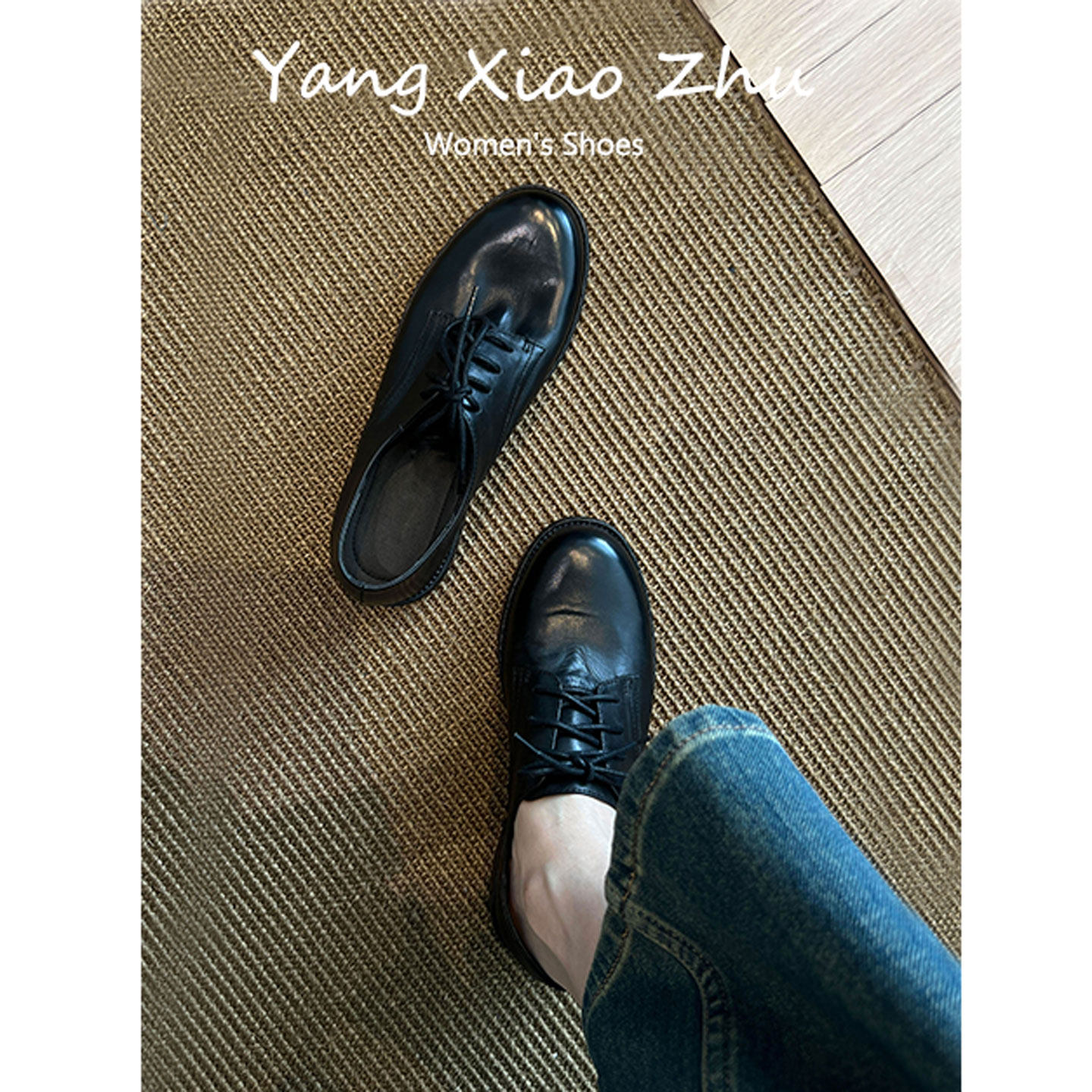 牛皮版~复古英伦风平底小皮鞋女2025学院配裙子百搭系带深口单鞋,淘宝优惠券,粉丝福利购,淘宝优惠卷