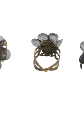 黑色蕾丝绑带蝴蝶结手链颈带日常