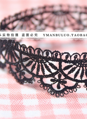 不含金属防过敏蕾丝蝴蝶结项链