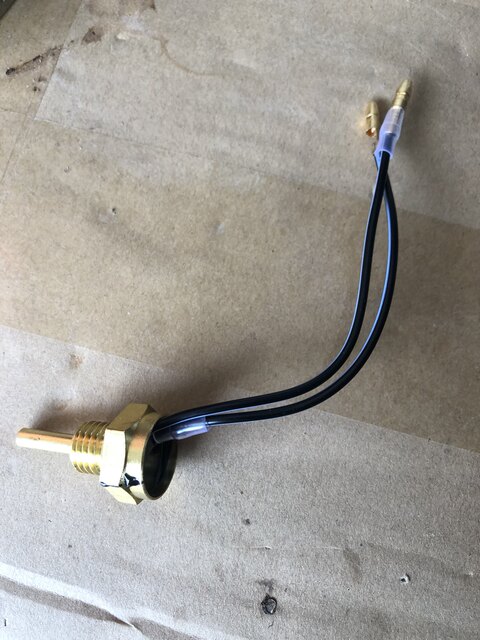 12V24V car and truck digital water temperature sensor head plug modified water temperature meter special sensor induction plug