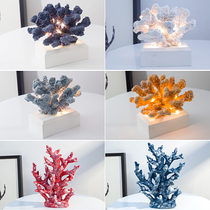 Fish tank building with multicoloured coral simulation resin coral glass fish tank aquarium building decoration pendulum