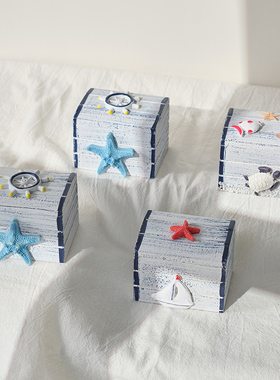 地中海风小盒子创意摆台道具摆设