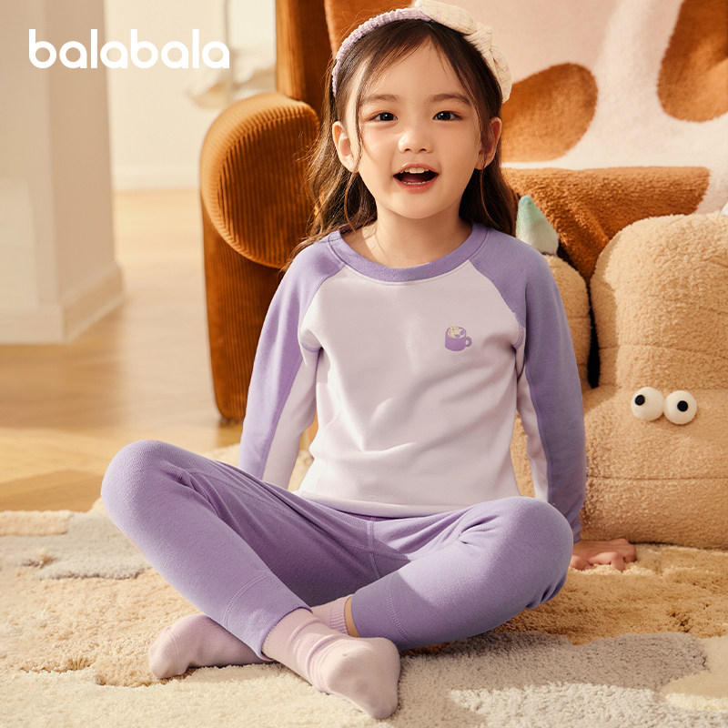 巴拉巴拉女童内衣套装儿童保暖秋衣秋裤发热睡衣冬季潮流新款童装,淘宝优惠券,粉丝福利购,淘宝优惠卷