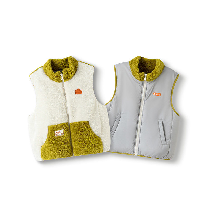 商场同款巴拉巴拉儿童棉马甲男童双面穿背心马夹2025秋冬新款童装,淘宝优惠券,粉丝福利购,淘宝优惠卷