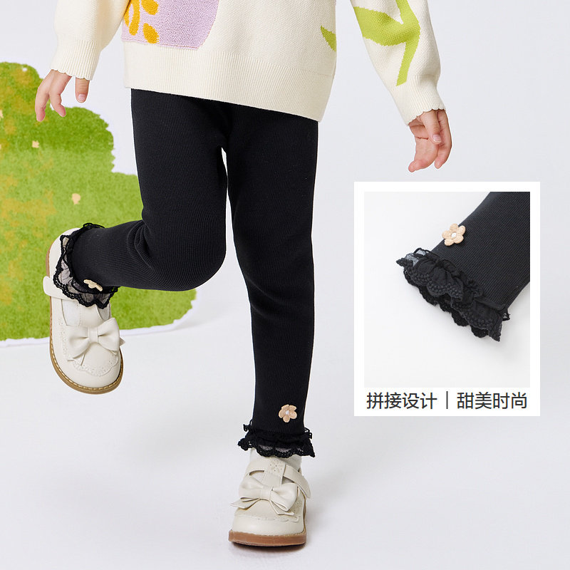 巴拉巴拉女童修身打底裤宝宝加绒长裤儿童保暖裤子秋冬装新款童装,淘宝优惠券,粉丝福利购,淘宝优惠卷
