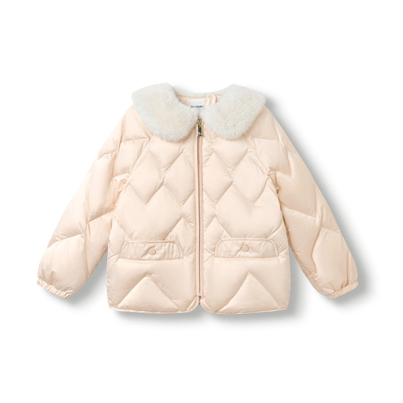 巴拉巴拉女童羽绒服中大童小香风外套儿童短款上衣冬装新款童装潮,淘宝优惠券,粉丝福利购,淘宝优惠卷