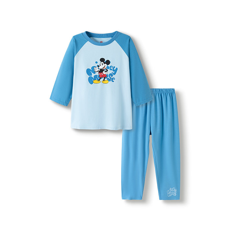 迪士尼IP巴拉巴拉儿童睡衣套装秋衣秋裤打底衣男女童家居服抗菌新,淘宝优惠券,粉丝福利购,淘宝优惠卷