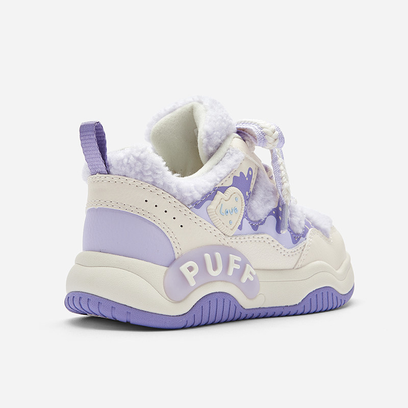 巴拉巴拉女童保暖板鞋宝宝加绒款小白鞋儿童防滑鞋子冬季新款童鞋,淘宝优惠券,粉丝福利购,淘宝优惠卷