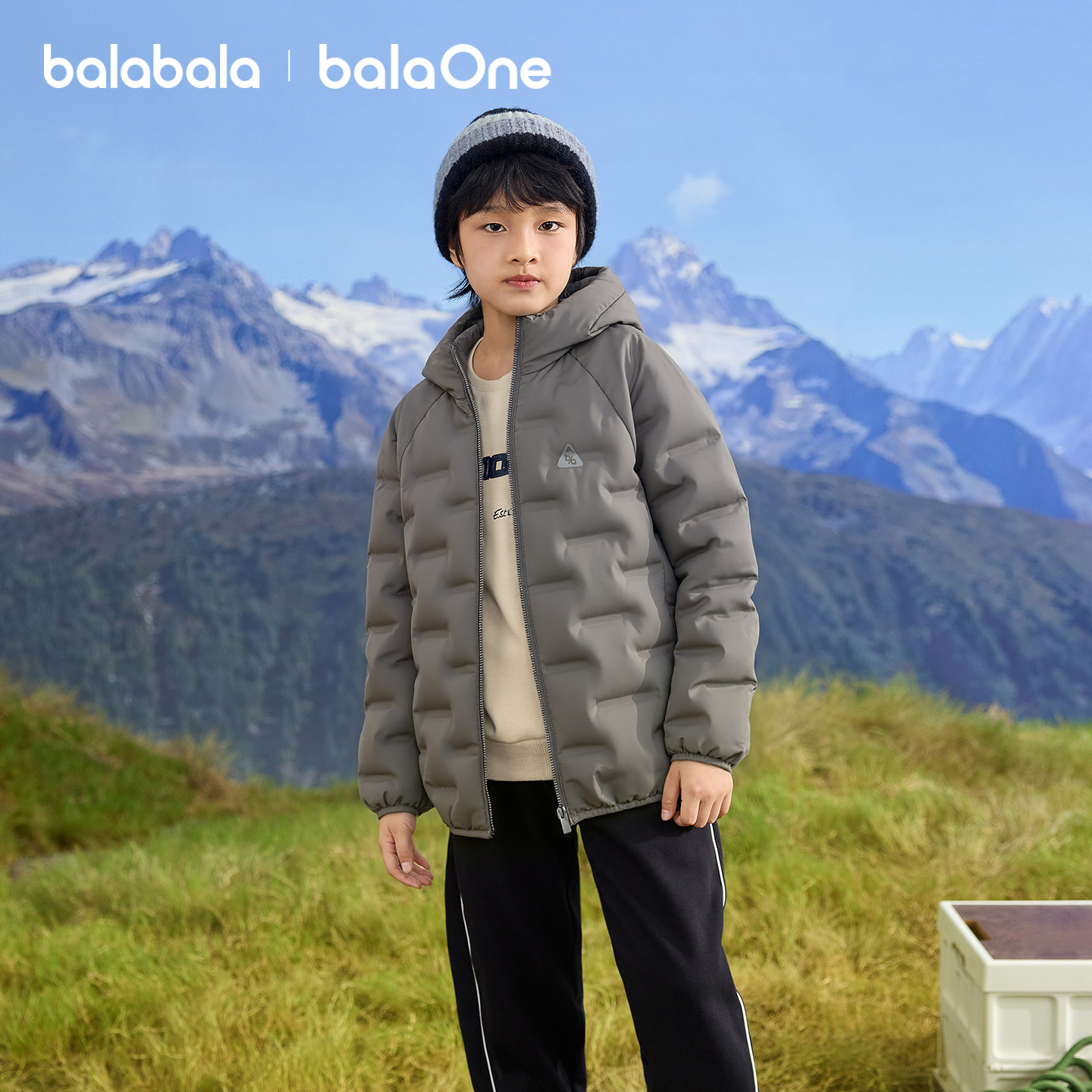 巴拉巴拉儿童羽绒服男童轻薄外套大童连帽上衣2025冬季新款童装潮,淘宝优惠券,粉丝福利购,淘宝优惠卷