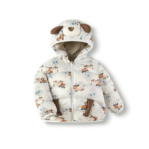 巴拉巴拉儿童羽绒服女童三防外套宝宝短款上衣2025新款冬季童装小 - 图3