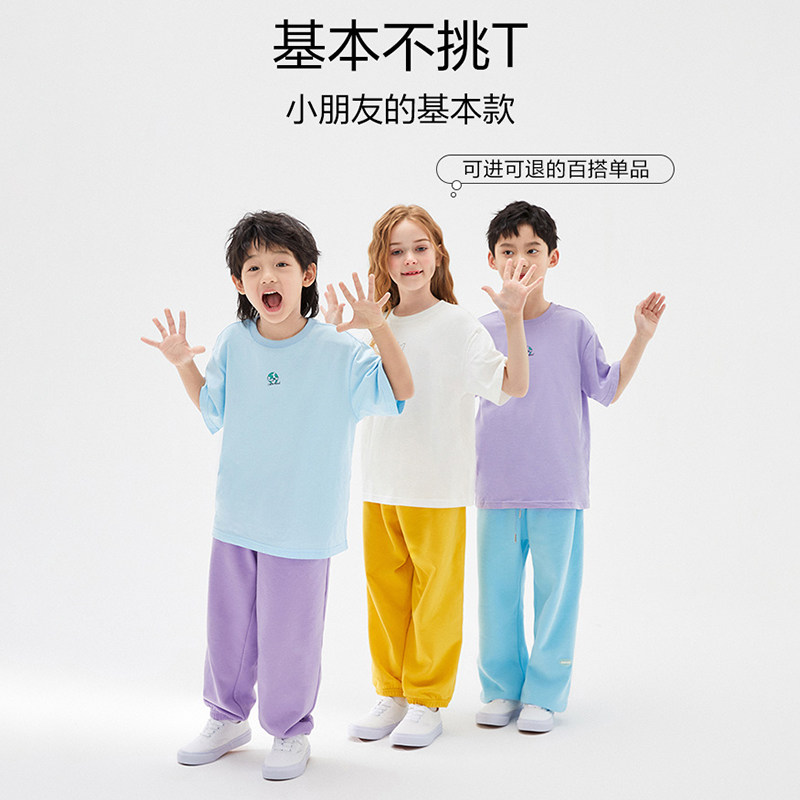 巴拉巴拉男童短袖中大童纯棉t恤 巴拉巴拉妙步T恤