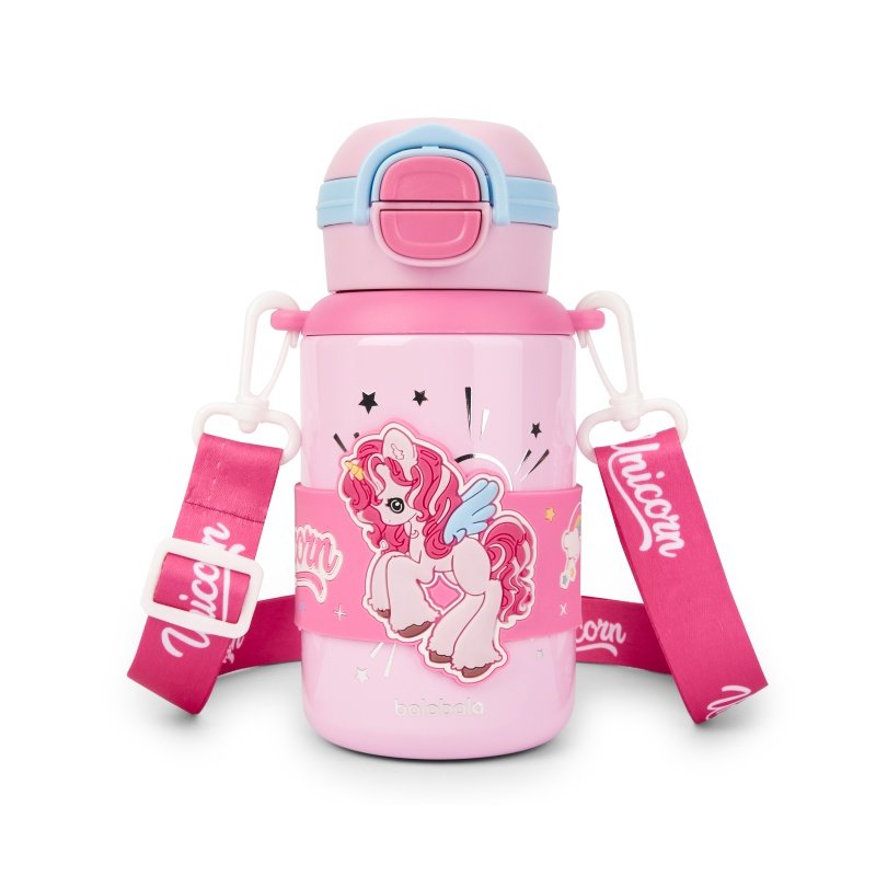 商场同款巴拉巴拉儿童保温杯女童吸管直饮杯卡通杯套冬季便携新款,淘宝优惠券,粉丝福利购,淘宝优惠卷