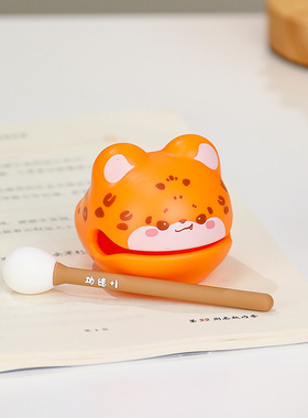 解压小木鱼摆件可爱手工小摆件