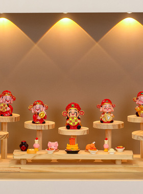 财神爷入户玄关客厅摆件新年装饰