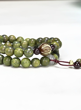 情侣绿檀民族风菩提手链