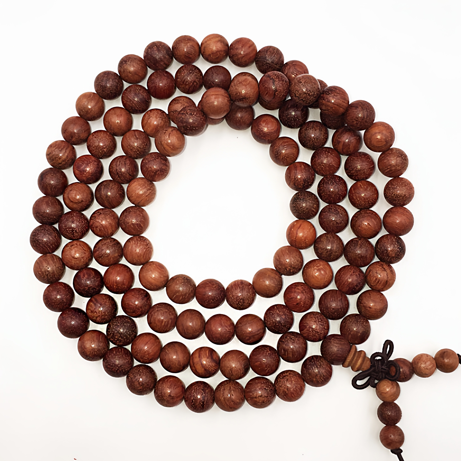 缅甸黄花梨手串瘤疤草花梨瘿子紫檀木手串檀香108颗手链厂家直销 - 图2