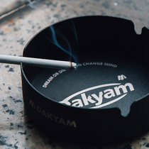 In-laws Ashtrays Stainless Steel Commercial Bar Personality Creative Internet Cafe Milk Tea Shop Restaurant LOGO Custom Ad Resistant