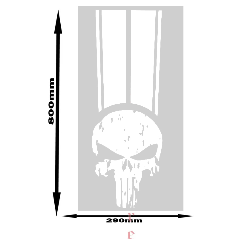 汽车机盖贴纸霸气骷髅头个性车头盖拉花引擎盖通用遮挡划痕装饰贴