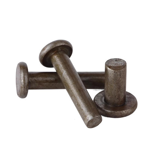 平头铁铆钉铁本色原GB109实心￠2-￠8￠10每1公斤敲击式铁平头 - 图3