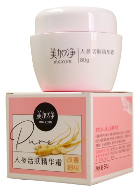 美加净 国货护肤品乳液面霜美加净人参活肤保湿精华霜80g淡化细纹