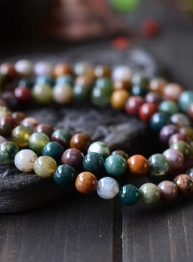 天然水草玛瑙百搭多宝手链