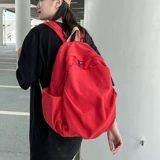 Вместительный и большой ранец, небольшая дизайнерская сумка через плечо, ретро рюкзак, подходит для студента, тренд сезона, в американском стиле