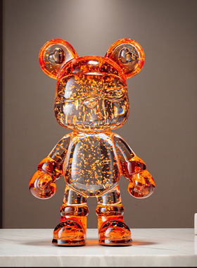 酷酷熊客厅玄关摆件电视柜透明品